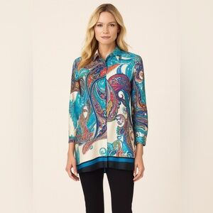 Zara Scarf Print Tunic